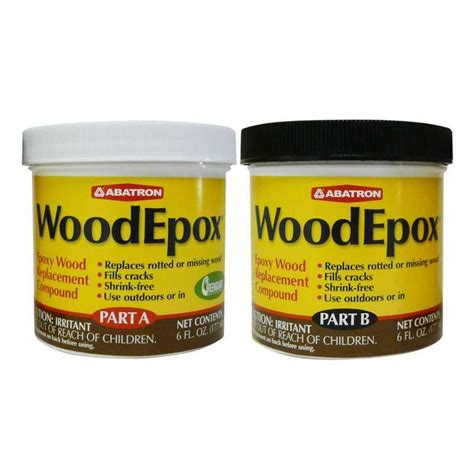 Abatron WoodEpox Beige Epoxy Wood Filler Kit 12 oz | Wood filler, Wood ...