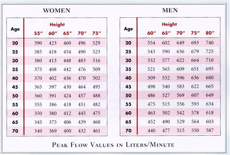 Peak flow normal values – emupdates