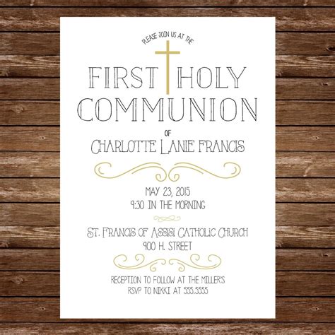 Printable First Communion Cards