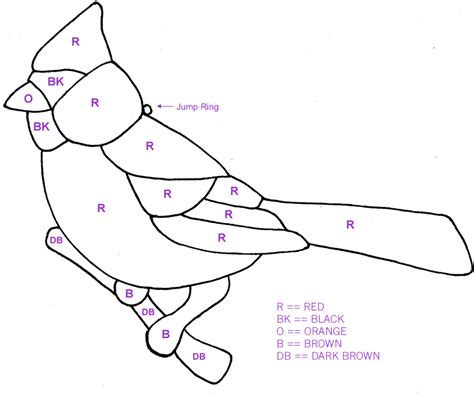 Stained Glass Bird Patterns – Glass Designs