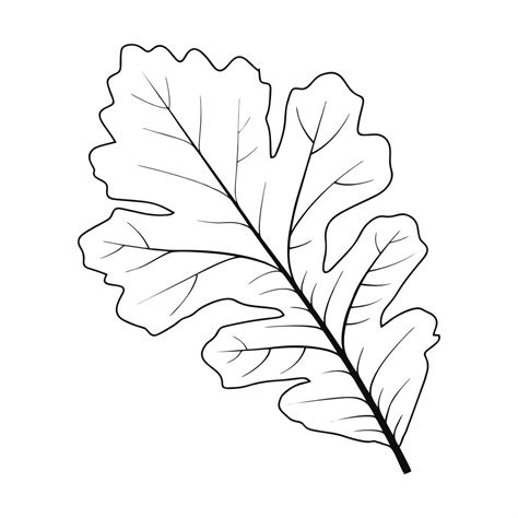 Oak Leaf Stencil - 10 Free PDF Printables | Printablee