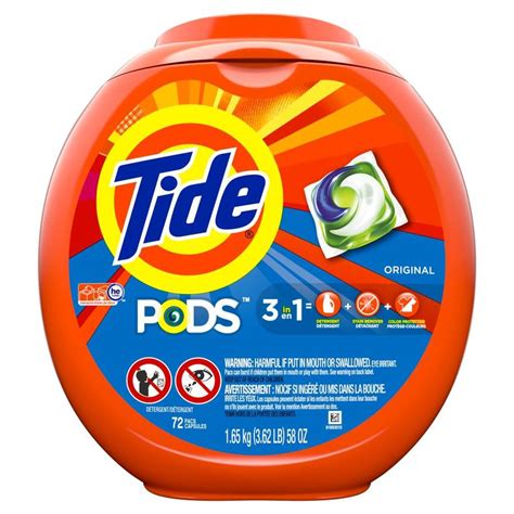 Shop Tide Pods 72-Count Original High-Efficiency Laundry Detergent at ...