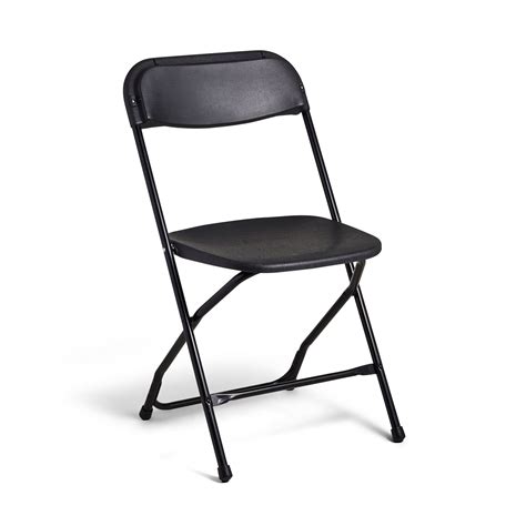 Fred Folding Chair – Black - Salters Hire