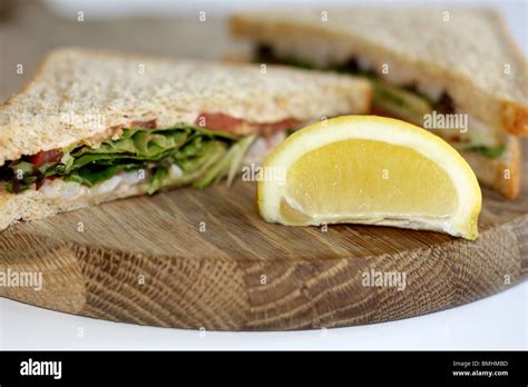 Prawn Salad Sandwich Stock Photo - Alamy