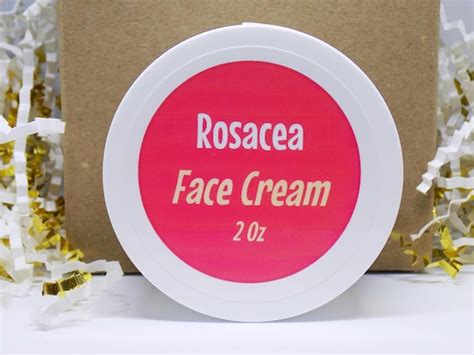 Rosacea Natural Face Cream Essential Oil Cream Skincare - Etsy