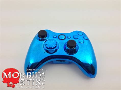 Blue Chrome Xbox 360 Controller 10 - MorbidStix Gallery since 2007