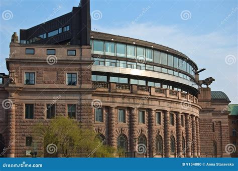 Swedish Parliament Building Stock Photo - Image of downtown, urban: 9154880