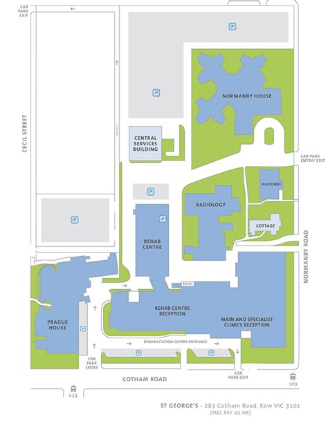 St. Vincent Hospital Birmingham Campus Map