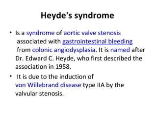 Aortic Stenosis& anemia | PPT