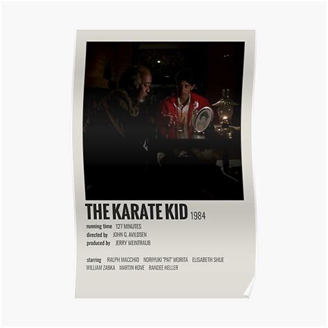 "The Karate Kid (1984)" Poster for Sale by MoviePolaroid | Redbubble