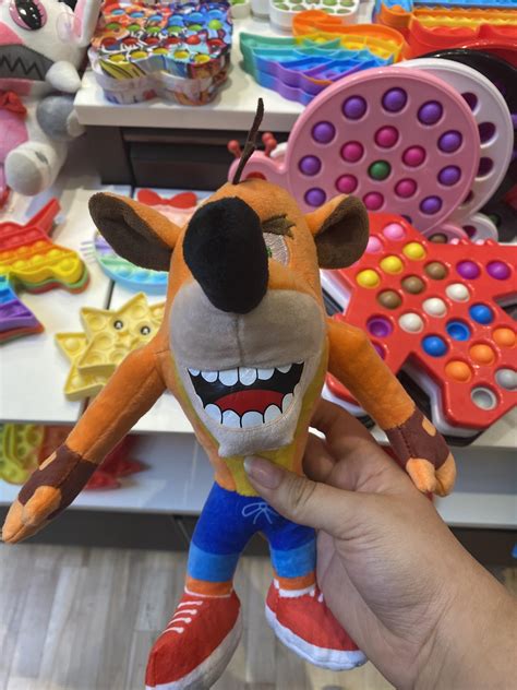 This crash bandicoot plush I saw in the mall : crashbandicoot