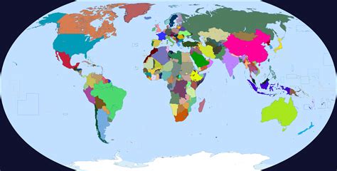 Political World Map, unlabeled (Jun. 2022) by General534 on DeviantArt