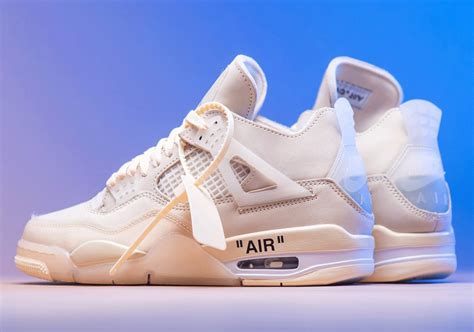 Off-White Air Jordan 4 Sail CV9388-100 Packaging | SneakerNews.com