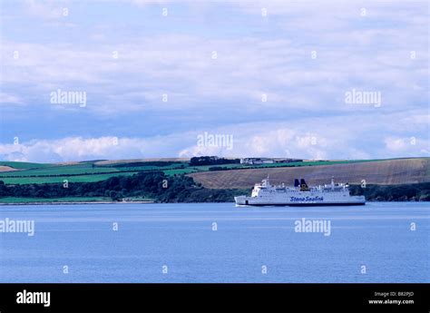 Loch Ryan Scotland Stranraer to Larne passenger vehicle car Ferry Stena ...