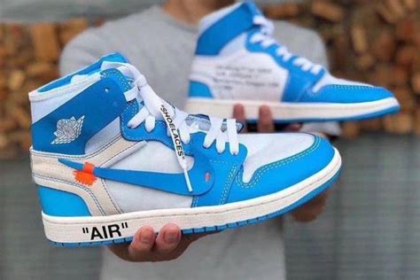 UNC off white retro jordan 1 | Kixify Marketplace