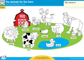 The Animals On The Farm - Super Simple Songs