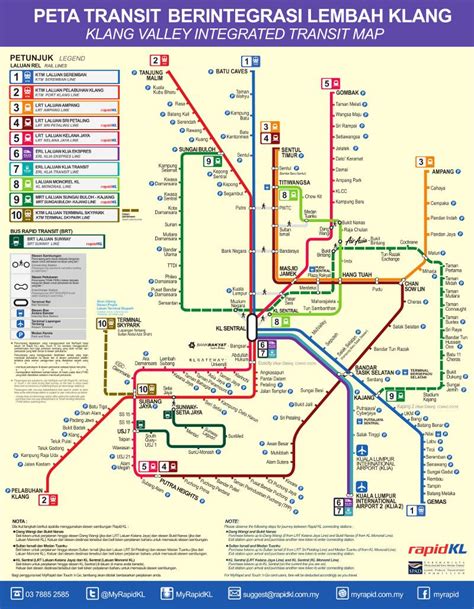 Mrt Lrt Map Malaysia