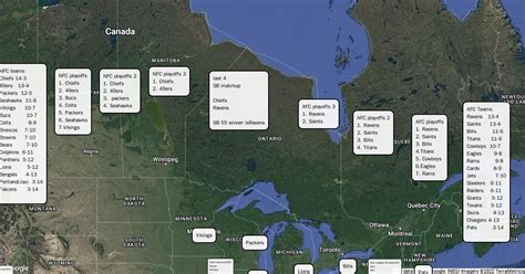 NFL custom map : Scribble Maps