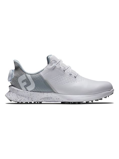 FootJoy Women's Fuel BOA Golf Shoes - White/Grey