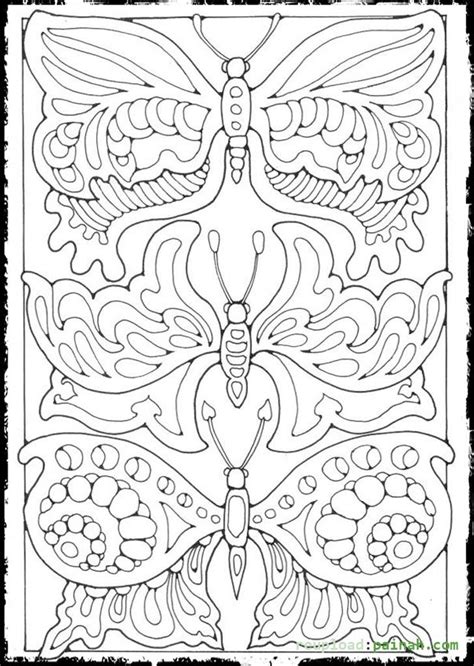 Advanced Coloring Pages For Adults Butterfly Colouring Pages