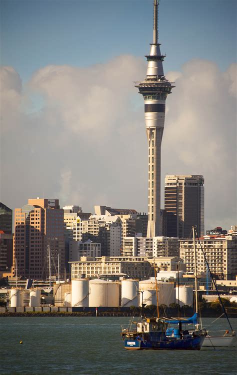 Sky Tower Auckland. View