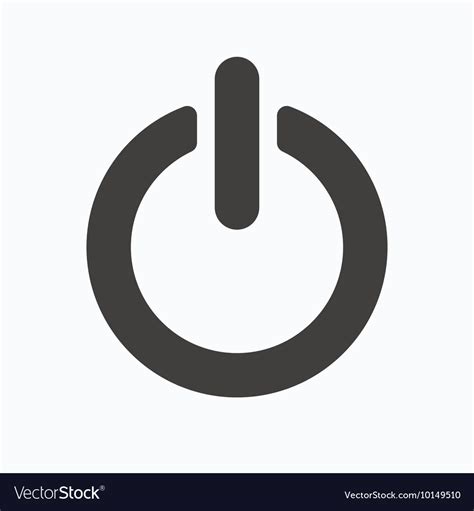 On off power icon energy switch sign Royalty Free Vector