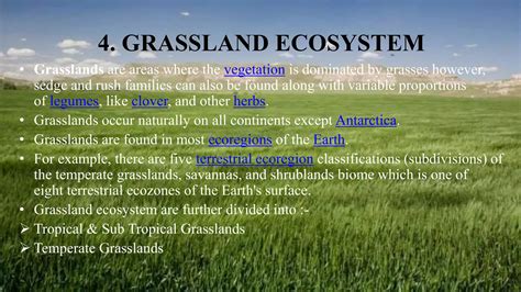 Types of Ecosystem | PPT