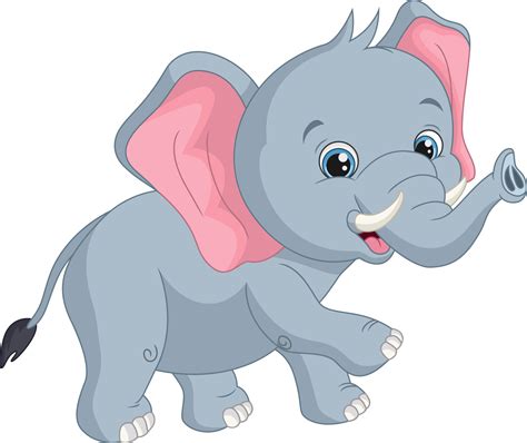 Baby Elephant Cartoon Vector Art, Icons, and Graphics for Free Download