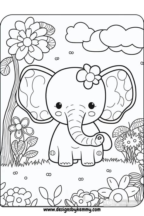 Free Animal Coloring Pages | Kids Coloring Pages | Designs By Kemmy ...