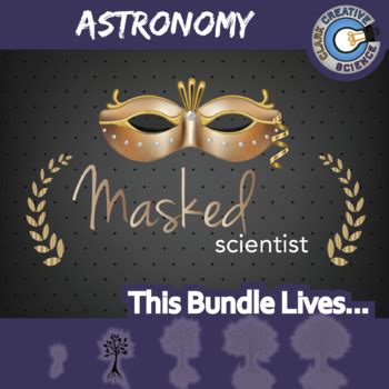 Astronomy Activity Bundle - Masked Scientist Printable Games | TPT