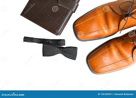 Men`s Shoes and Accessories Stock Image - Image of mens, business ...