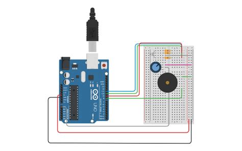 Circuit design Arduino project #1 | Tinkercad