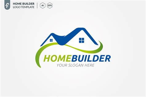 Home Builder Logo | Creative Logo Templates ~ Creative Market