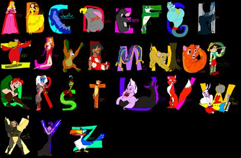 Disney Alphabet Printables