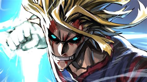 All Might in Action - 4K Ultra HD Anime Wallpaper