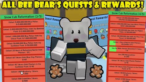 Bee Bear 2024 Quests List - Camala Claudia