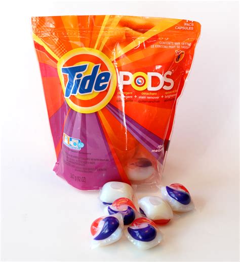 Tide Pods for quick and easy laundry