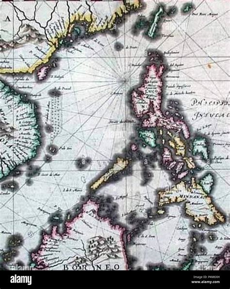 1633 Map Of Formosa Taiwan Philippines And Other South East Asia