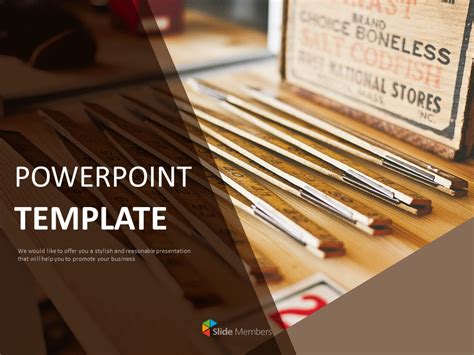 Free PPT Template - Wood Working Industry