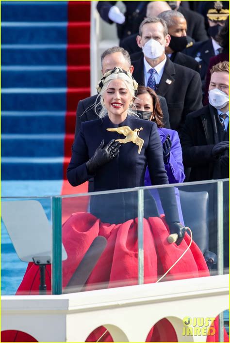 Lady Gaga Performs the National Anthem at Presidential Inauguration ...