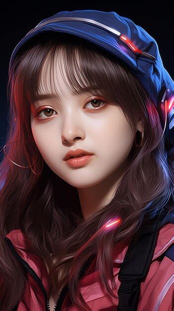 Premium Photo | Chinese girl illustration digital painting drawing portrait