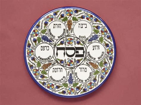 The Seder Plate - Breaking Matzo