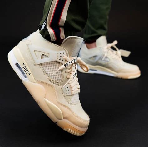 Off-White x Air Jordan 4 SP Sail/Muslin-White-Black – Sneaker Novel