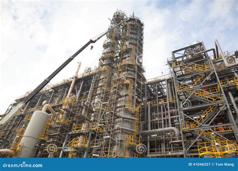 Petrochemical or Chemical Plant Structure and Design Stock Image ...