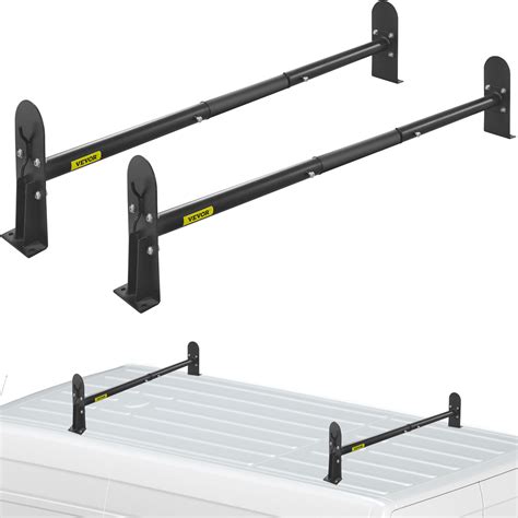 VEVOR Universal Van Ladder Roof Racks, 2 Bars, 331 LBS Capacity, 34.6 ...