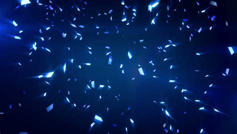 Blue Shiny Confetti Background Loop Stock Footage Video 3002290 ...