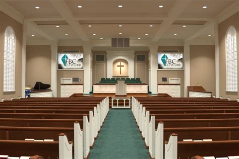 Church 3D Rendering | Interior Design for Churches