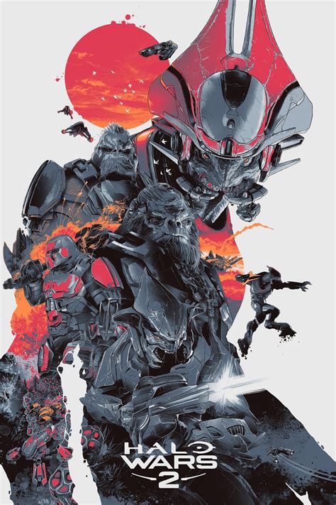 INSIDE THE ROCK POSTER FRAME BLOG: Halo Wars 2 Posters by Kevin Tong ...