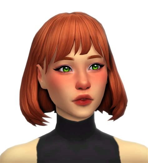 Sims 4 cc maxis match medium cute hair - montanaasl