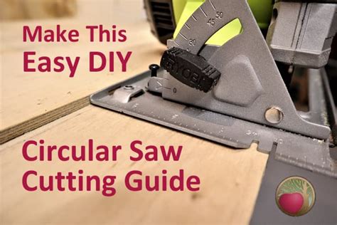 Easy DIY Circular Saw Straight Edge Guide | Heartwood Art